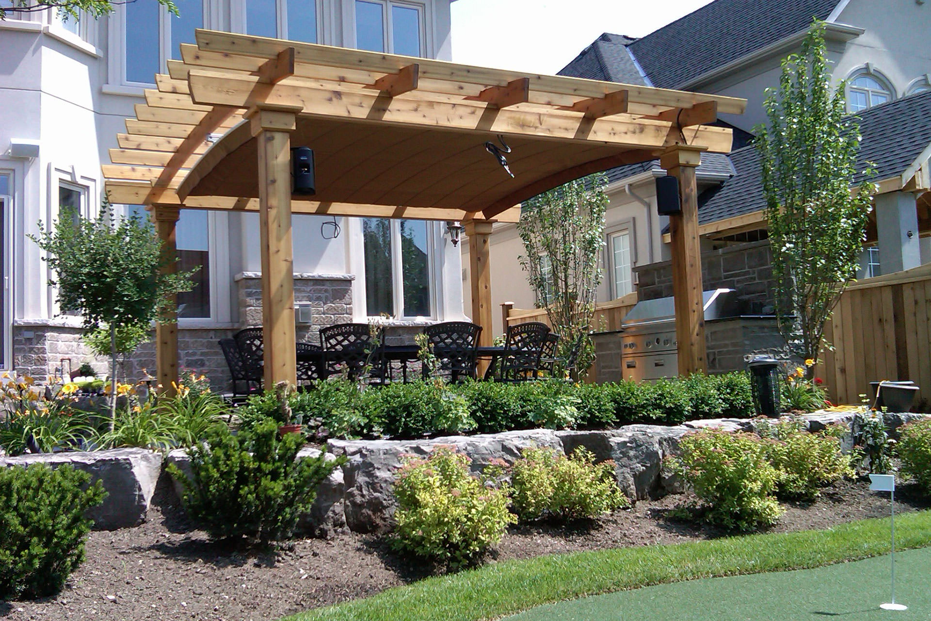 Arched Pergola Canopy