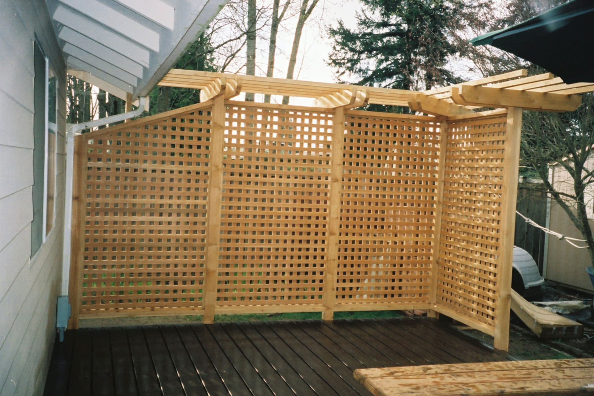 Patio Shade Ideas Lattice