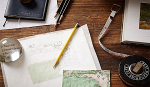 Pre-planning an outdoor space: Measuring