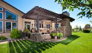 Planning an outdoor space - Could Haves - Pergola with fireplace and dining area