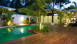 Wood Deck and Pool