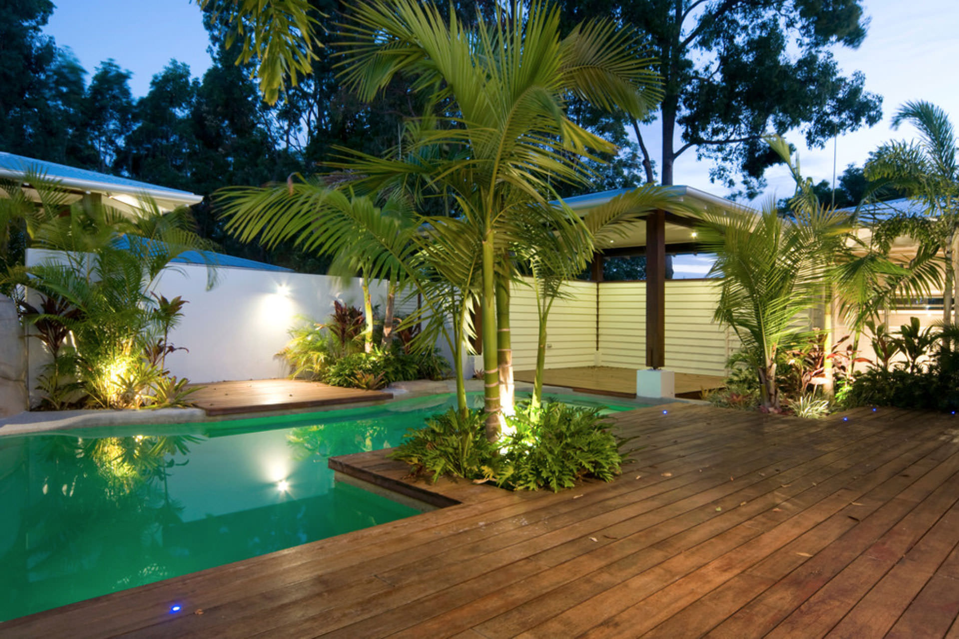 Wood Deck and Pool