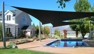 Shade Sails and Pool