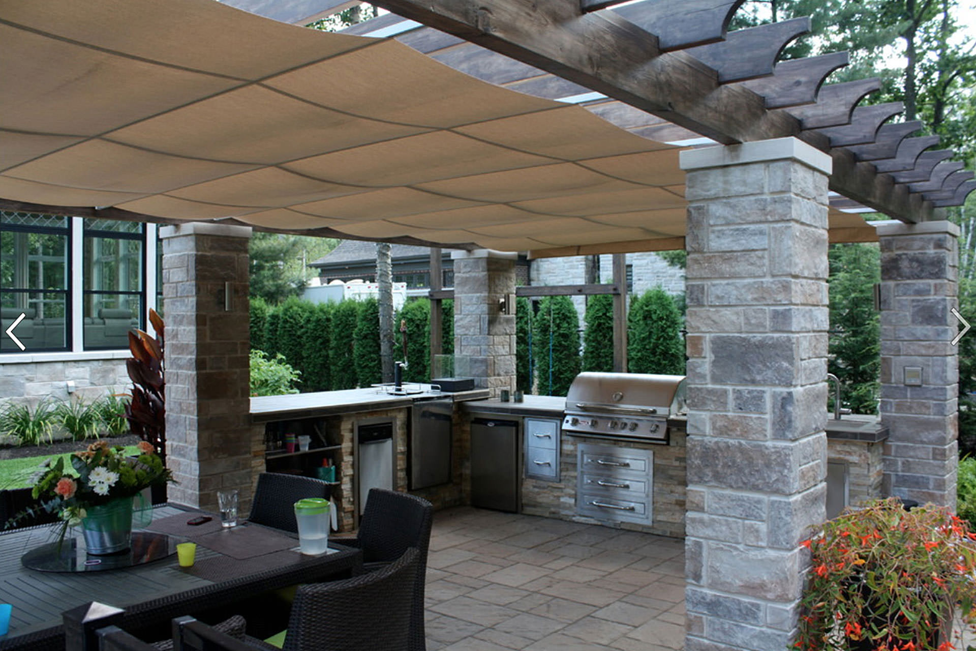 Pergola Roof - ShadeFX underside