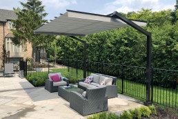 freestanding retractable canopy