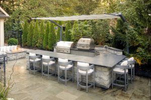 Freestanding Retractable Canopy