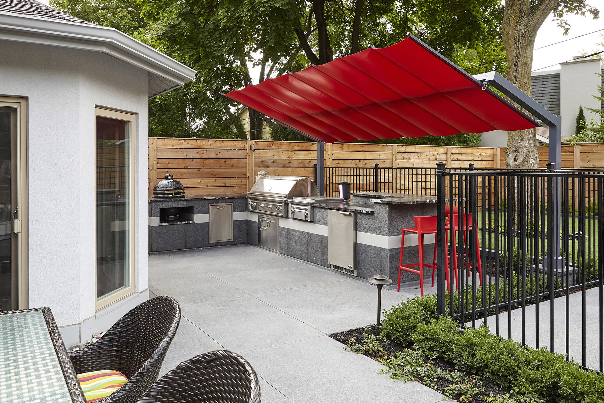 Freestanding Retractable Canopy, North York